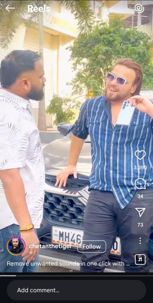 Galaxy S25 influencer campaign Instagram reel demo