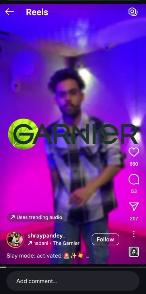 Shray takes part in Garnier’s sunscreen influencer push with bold summer visuals.