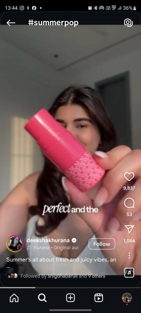 Deeksha Khurana’s juicy summer vibe with Kay Beauty tint